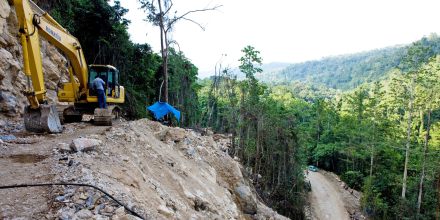 Trans Papua Highway expansions and deforestation across Indonesia’s Papua